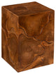 Teak Slice Stool, Square