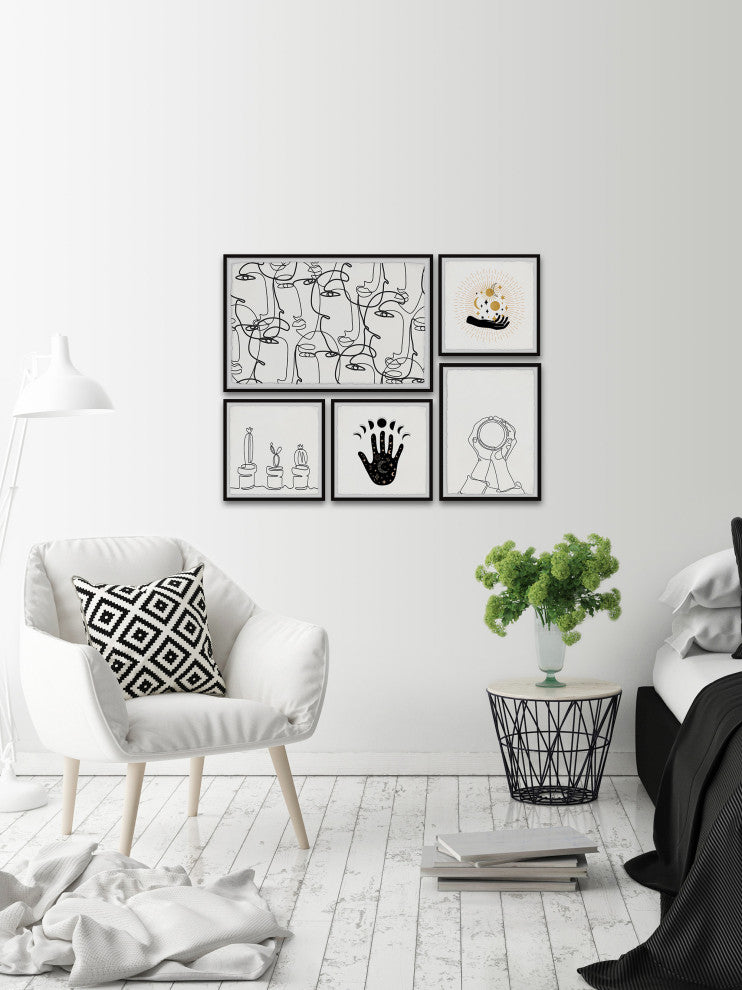 Destiny's Hand Pentaptych, 5-Piece Set