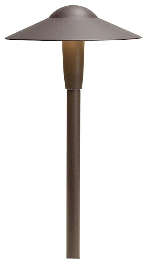 Kichler Landscape 12V LED Path-Spread Light in Textured Architectural Bronze