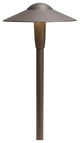 Kichler Landscape 12V LED Path-Spread Light in Textured Architectural Bronze
