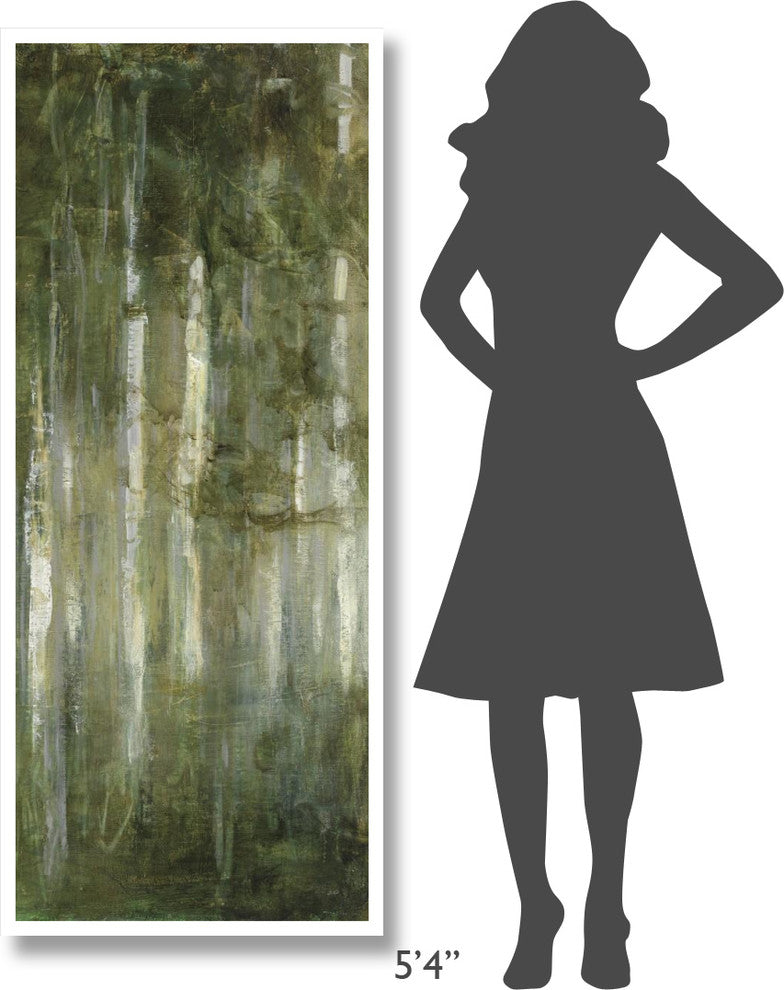 "Resolutions Panel III" Digital Paper Print by Julia Purinton, 26"x62"