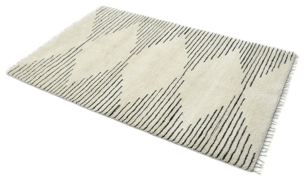 Bernie, Handmade Area Rug 5' 0" x 8' 0"