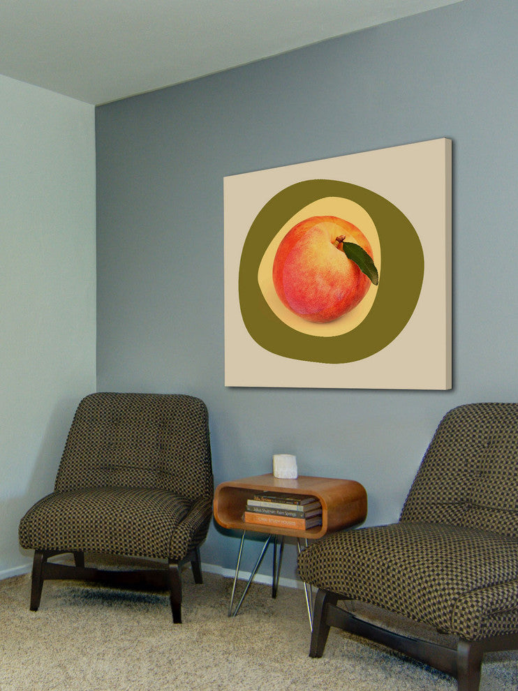 "September Peach" Painting Print on Canvas by Irena Orlov