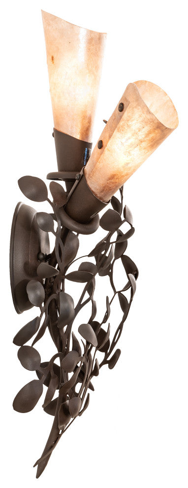 11" Vinca Vine 2 Light Wall Sconce