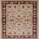 Ahgly Company Indoor Square Mid-Century Modern Area Rugs, 6' Square