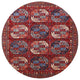 Ahgly Company Indoor Round Mid-Century Modern Area Rugs, 7' Round