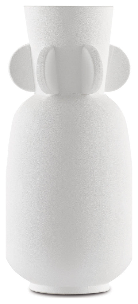 Happy 40 Wings White Vase