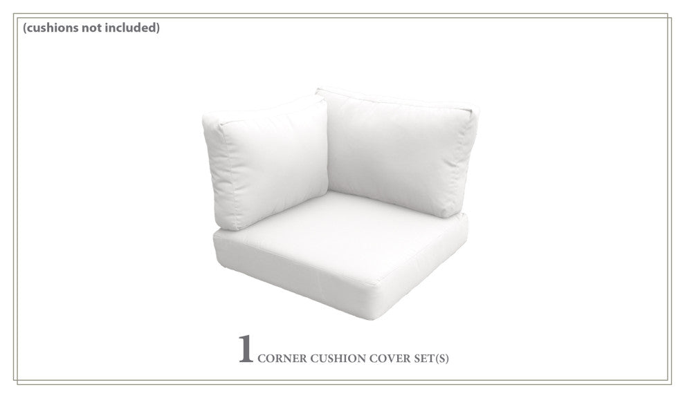 Covers for High-Back Corner Chair Cushions 6 inches thick