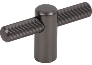 Top Knobs TK3251 Dempsey 2-1/2 Inch Bar Cabinet Knob - Flat Black