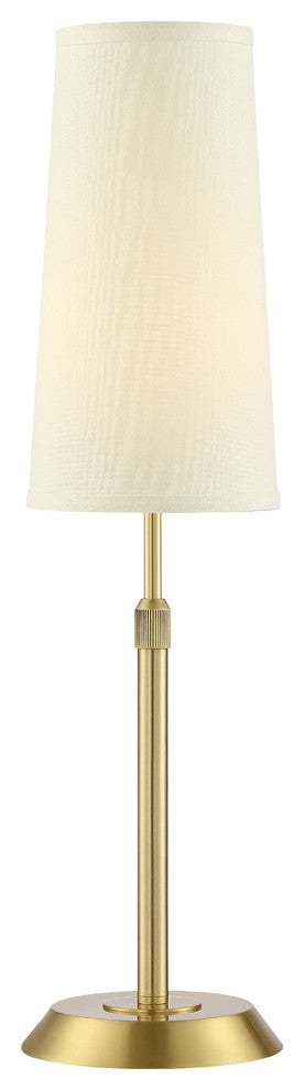 Attendorn Table Lamp, Satin Brass