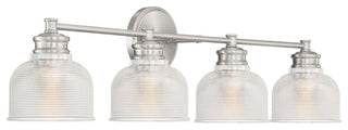 4-Light Bathroom Vanity Light, Brushed Nickel