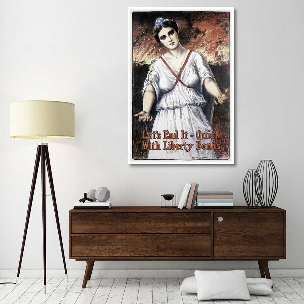 "WWI: Let's End It - Quick" Digital Paper Print, 42"x62"