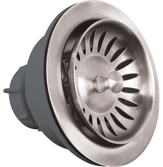 Hardware Resources STRAINER-200 3-1/2" Basket Strainer - Stainless Steel