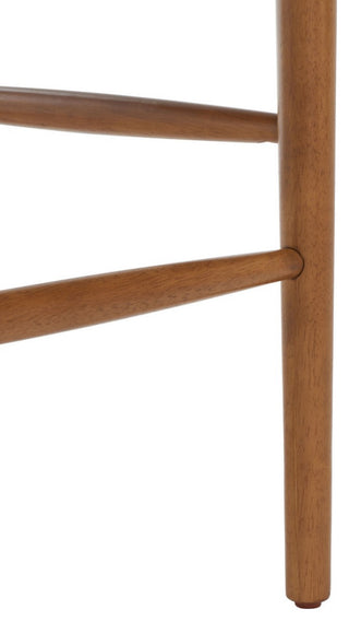 Safavieh Lionel Retro Counter Stool, Walnut/Dark Grey
