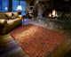 Visions V Arch Tile Indoor/Outdoor Rug Red 2'3"x8'