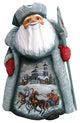 Old World  Expedition Santa, Woodcarved Figurine