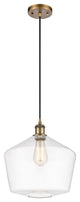Innovations 516-1P-BB-G652-12-LED 1-Light Mini Pendant, Brushed Brass