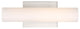 Nuvo Bend 1-Light LED Brushed Nickel Small Vanity Light