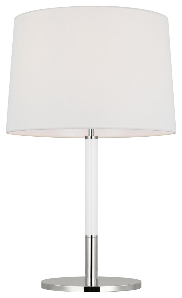 Monroe Medium Table Lamp, Polished Nickel