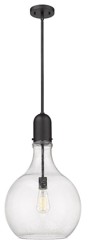 Innovations Lighting 492-1S-BK-G584-14-LED Amherst 1 Light 13.75" Pendant