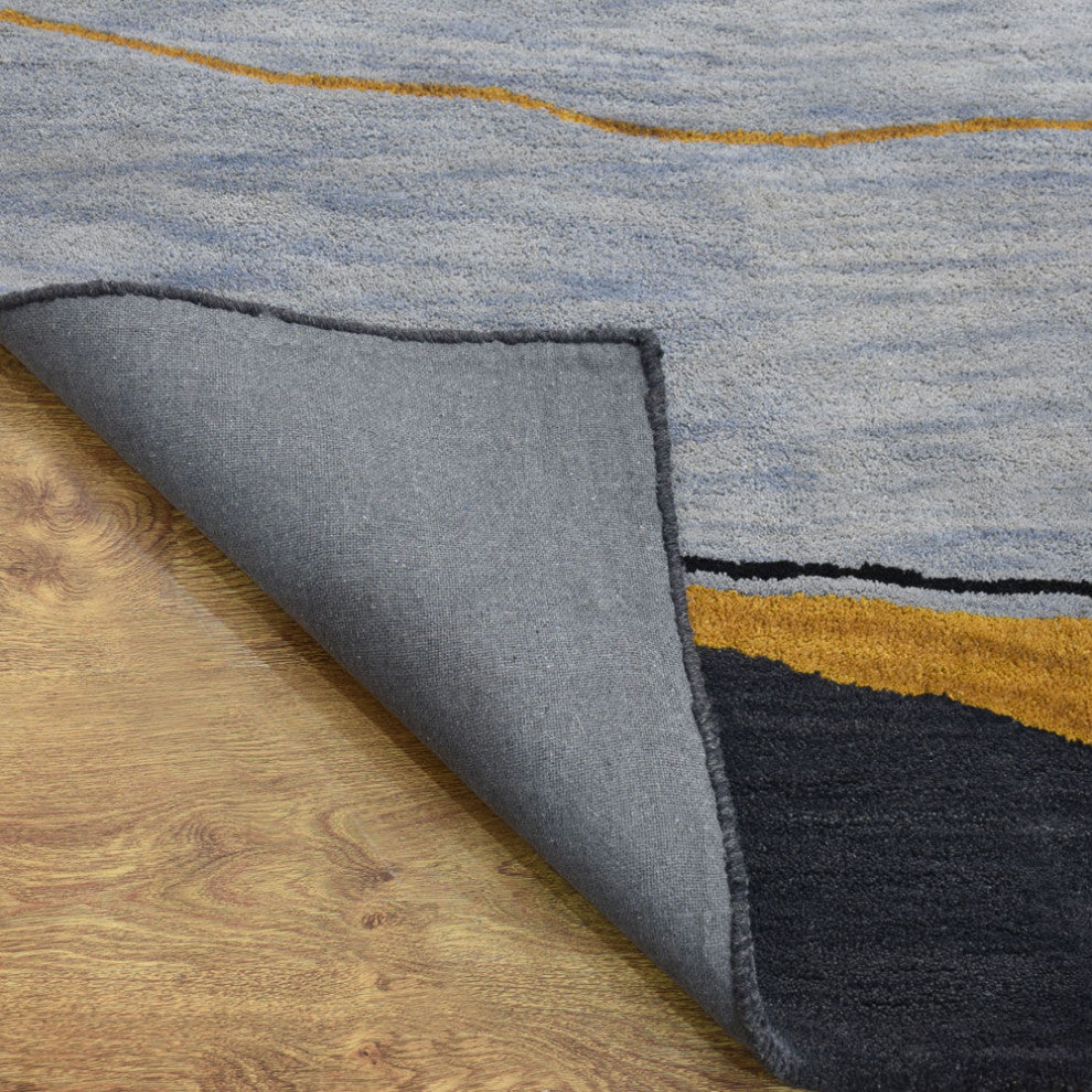 HAND TUFTED WOOL ECO-FRIENDLY AREA RUGS, Multicolor Color, Contemporary Design