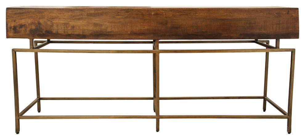 Goldbust Console Table with 4 Drawers