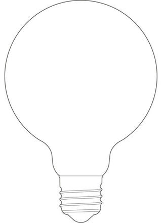 Porcelain II Light Bulb, Set of 10