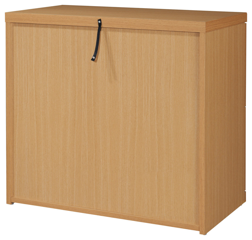 Alpine 2-Drawer Lateral File With Lockdowel Fastening System, Natural Finish