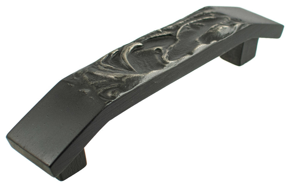 Rustic Pewter Cabinet Pull Hawk Hill Hardware, Black Iron