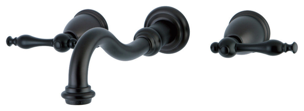 Kingston Brass Wall Mount Bathroom Faucet, Oil Rubbed Bronze