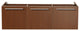 Fresca Vista 60" Teak Wall Hung Single Sink Cabinet