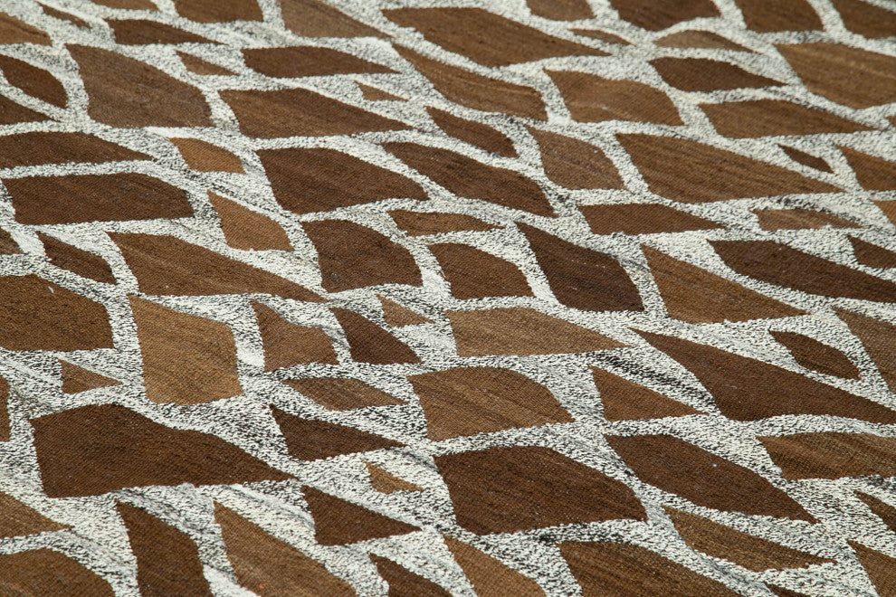 Rug N Carpet - Handwoven Turkish 8' 0'' x 10' 8'' Flatweave Wool Kilim Rug