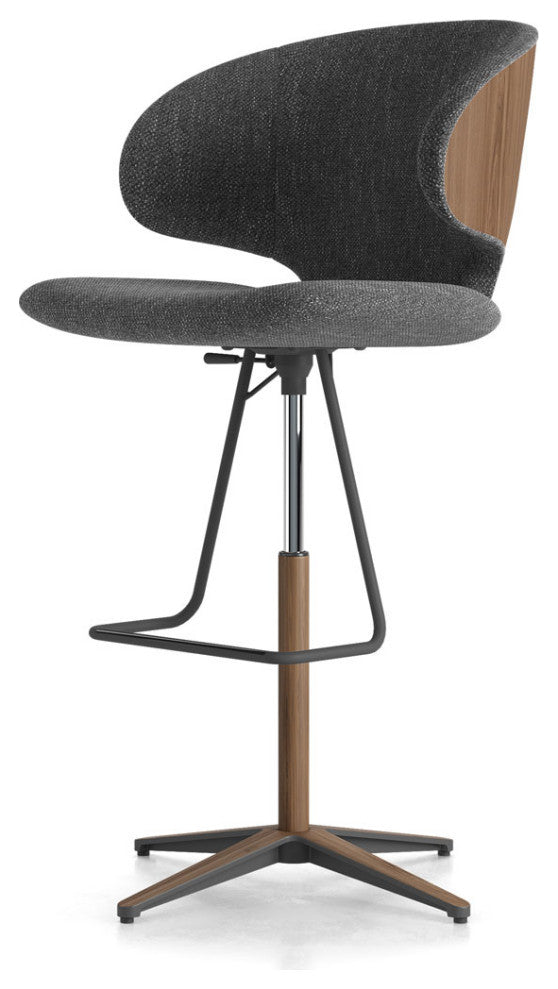Harper Barstool, Dark Shadow Fabric