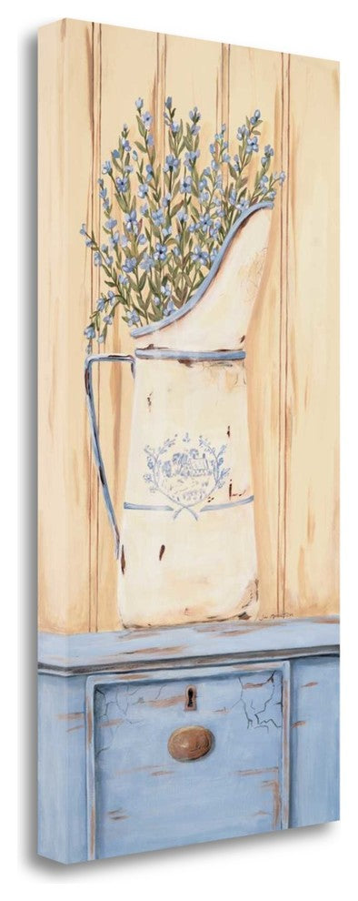 "Belle Bleu" By Jo Moulton, Giclee Print on Gallery Wrap Canvas, Ready to Hang