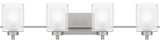 Kolt 4-Light Bath, Brushed Nickel