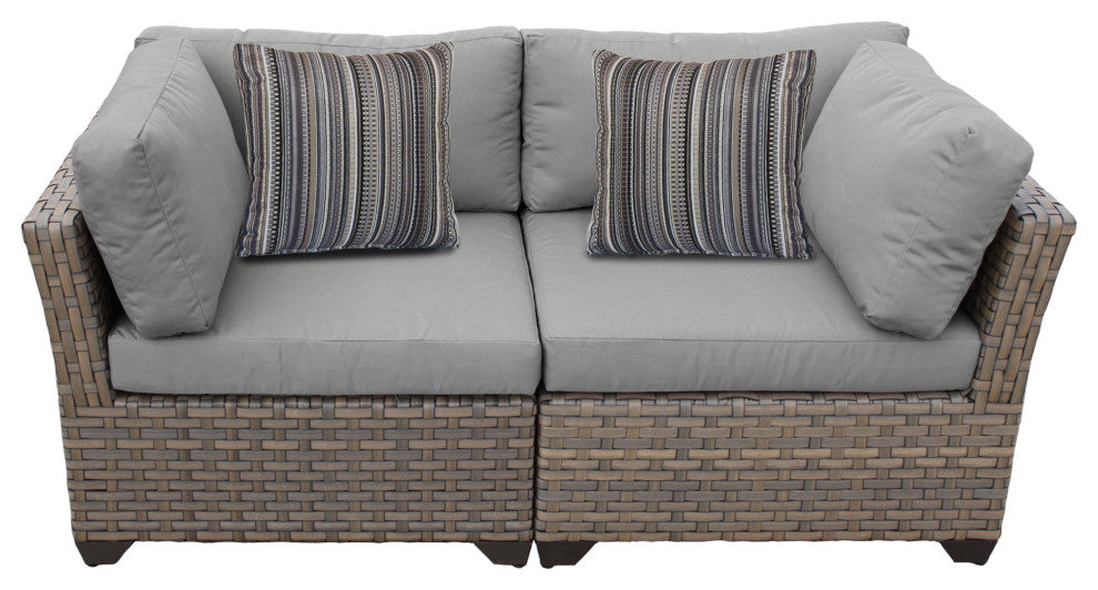 Monterey 2 Piece Outdoor Wicker Patio Furniture Set 02a