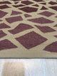 Pink Contemporary Modern Modern Flat Weave Area Rug