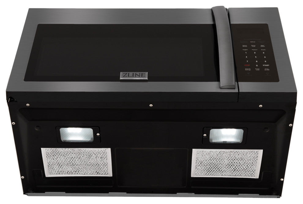 ZLINE Over the Range Convection Microwave Oven in Black Stainless Steel