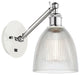 Innovations 317-1W-WPC-G382 1-Light Sconce, White and Polished Chrome