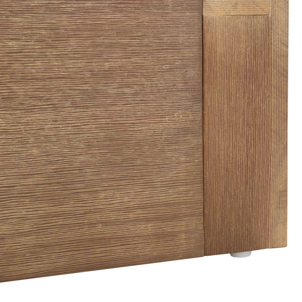 Safavieh Couture Lanai Wood Chaise Lounge Chair, Natural/Brown