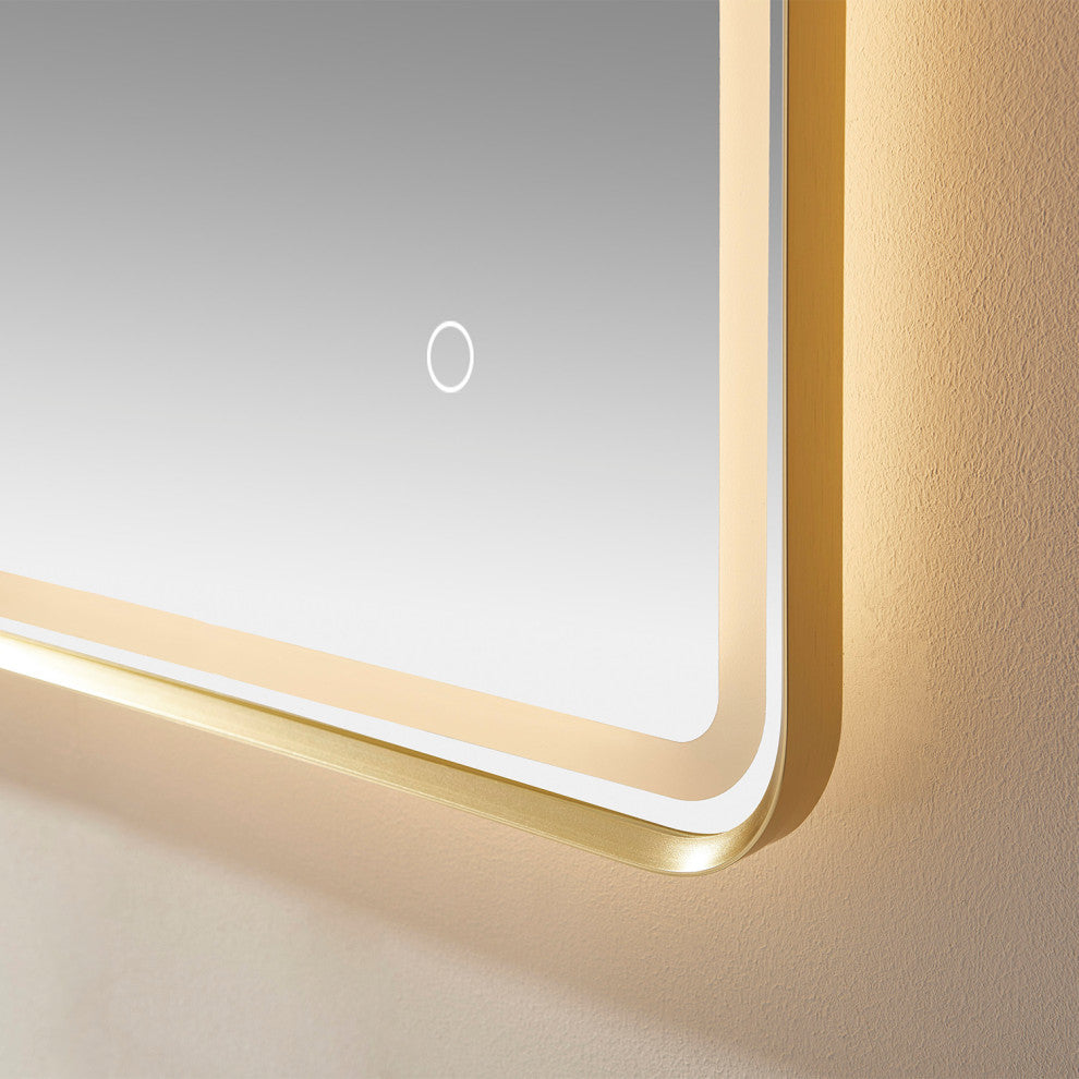 24'' Rectangle LED Lighted Accent Bathroom/Vanity Wall Mirror