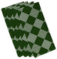 Decorative Holiday Napkin, Set of 4, Green