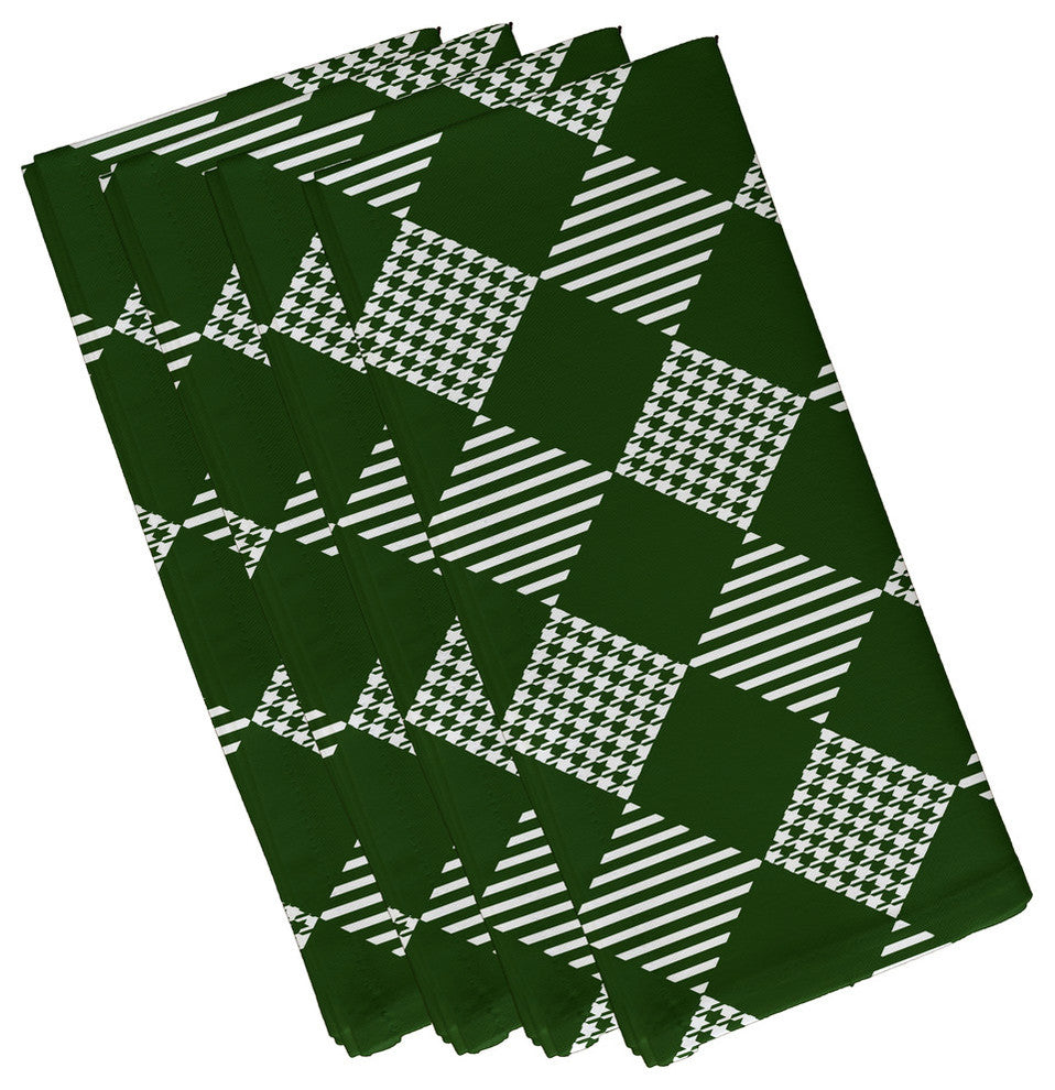 Decorative Holiday Napkin, Set of 4, Green