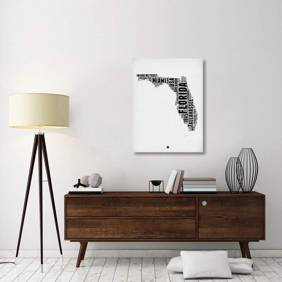 "Florida Word Cloud 2" Fine Art Print