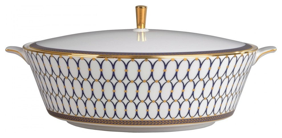 Renaissance Gold Covered Vegetable Bowl by Wedgwood