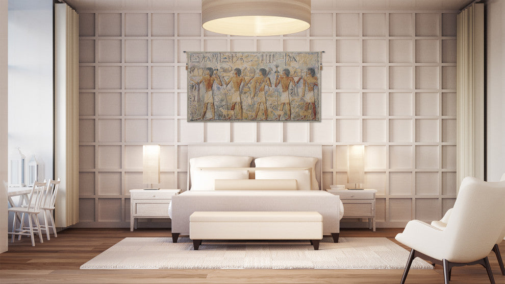 Saqqarah Beige Part 2 Belgian Wall Tapestry