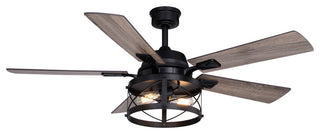 Elburn 52" Ceiling Fan Black