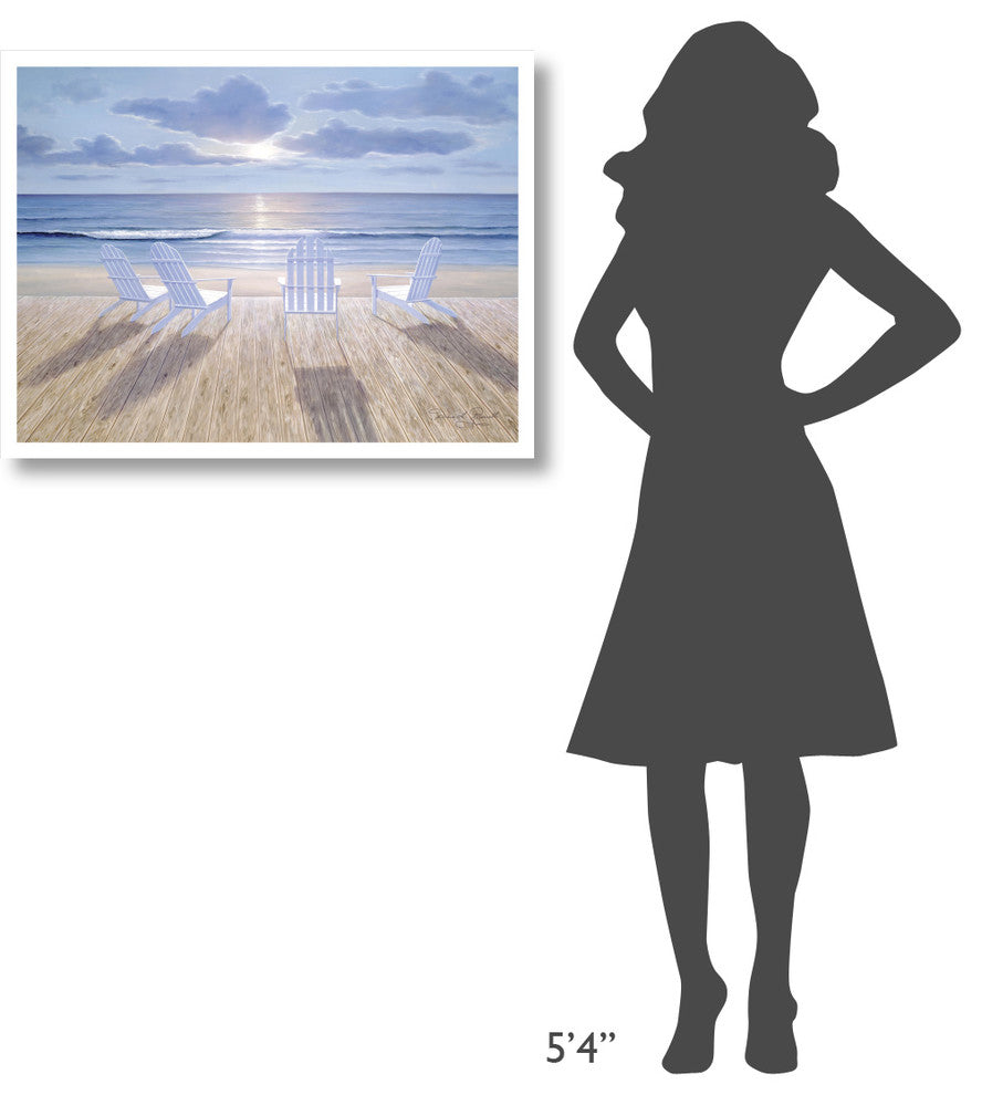 "Friends And Lovers" Digital Paper Print by Diane Romanello, 34"x26"