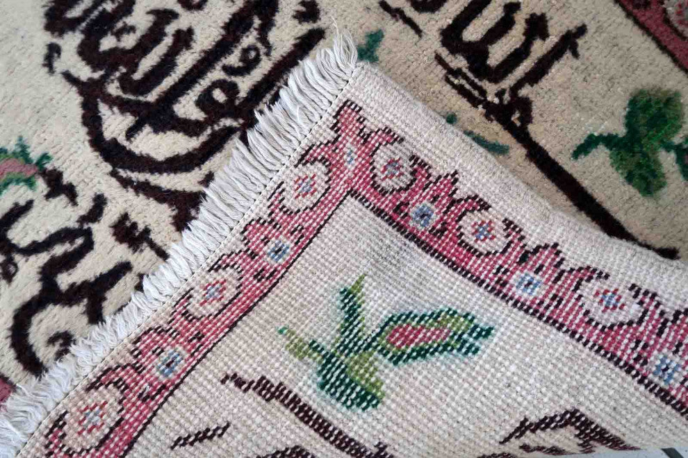 Handmade Vintage Turkish Sivas mat 2'x2.4', 61cmx75cm 1950s