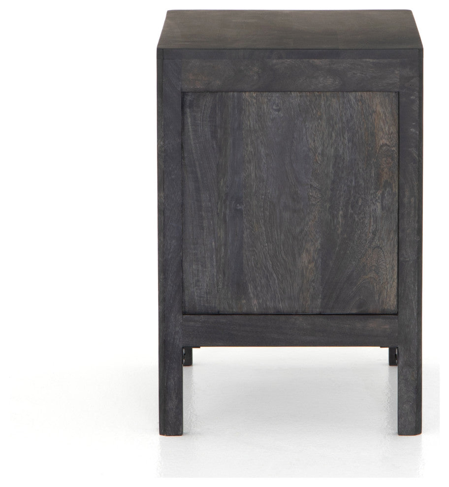Sydney Left Nightstand, Black Wash
